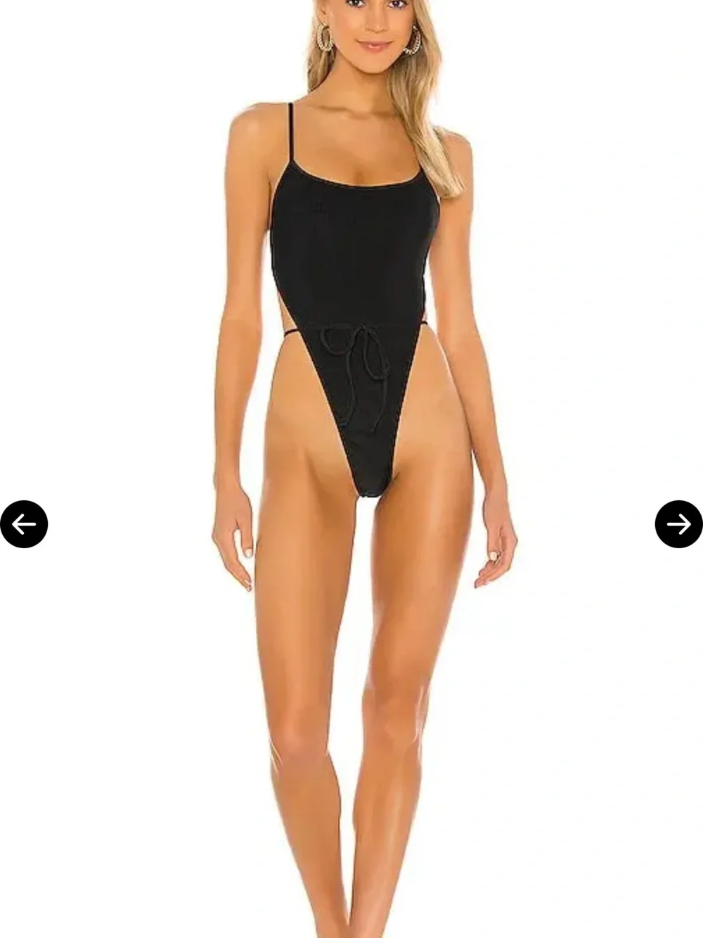 Frankies Bikinis X Revolve Croft One Piece in Black Small
